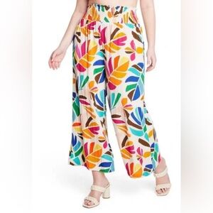 Tabitha Brown for Target - SIZE XS - Multicolor Botanical Cover Up Pants - NWT.